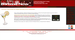 Desktop Screenshot of bartendnow.com